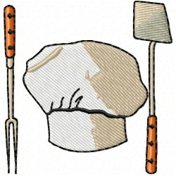 Chef Embroidery Design 8 Chef Embroidery Design 8